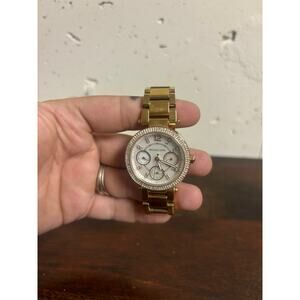 Michael Kors Parker Mini Watch Rose Gold Crystal MK5616